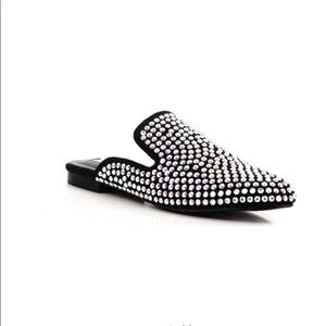 NWOT Cape Robbin Rhinestone Bling Slip-on Mules